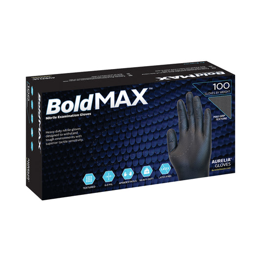 Aurelia Bold Max Γάντια Νιτριλίου - μαύρα (100τεμ) - 110_080